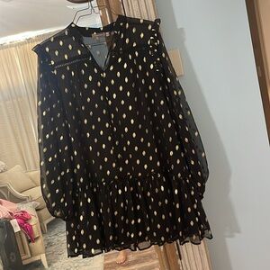 Black and Gold dress